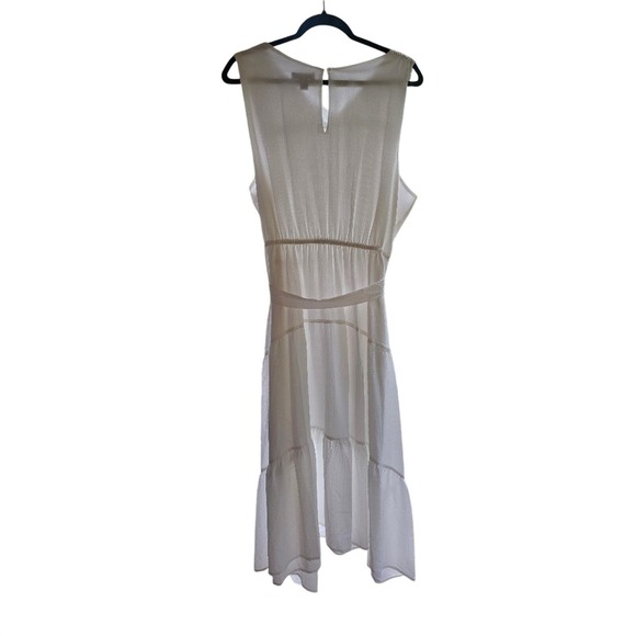 NWT Vera Wang White Tiered Tank Dress Midi White Size Size XXL - Picture 11 of 13